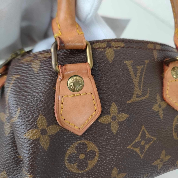 Louis Vuitton Monogram  Mini Speedy Hand Bag Purse Old - Picture 4 of 16